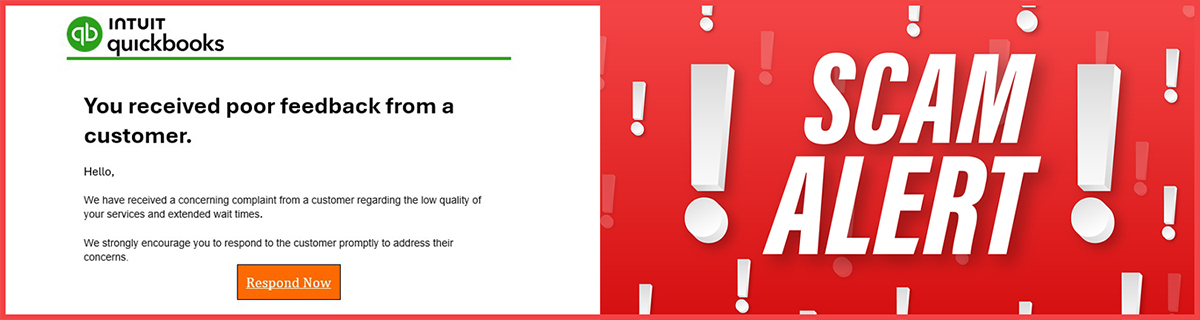 Overview of the &ldquo;Intuit QuickBooks &ndash; Negative Comments From a Consumer&rdquo; Email Scam